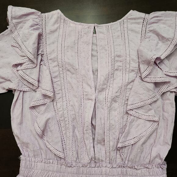 LoveShackFancy Natasha Dress Wisteria Size Large - Picture 8 of 8